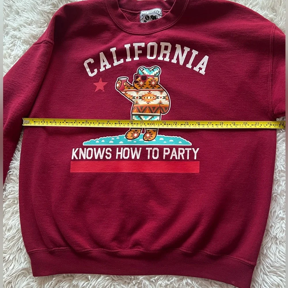 Riot Society California Graphic Sweatshirt - Picture 4 of 6